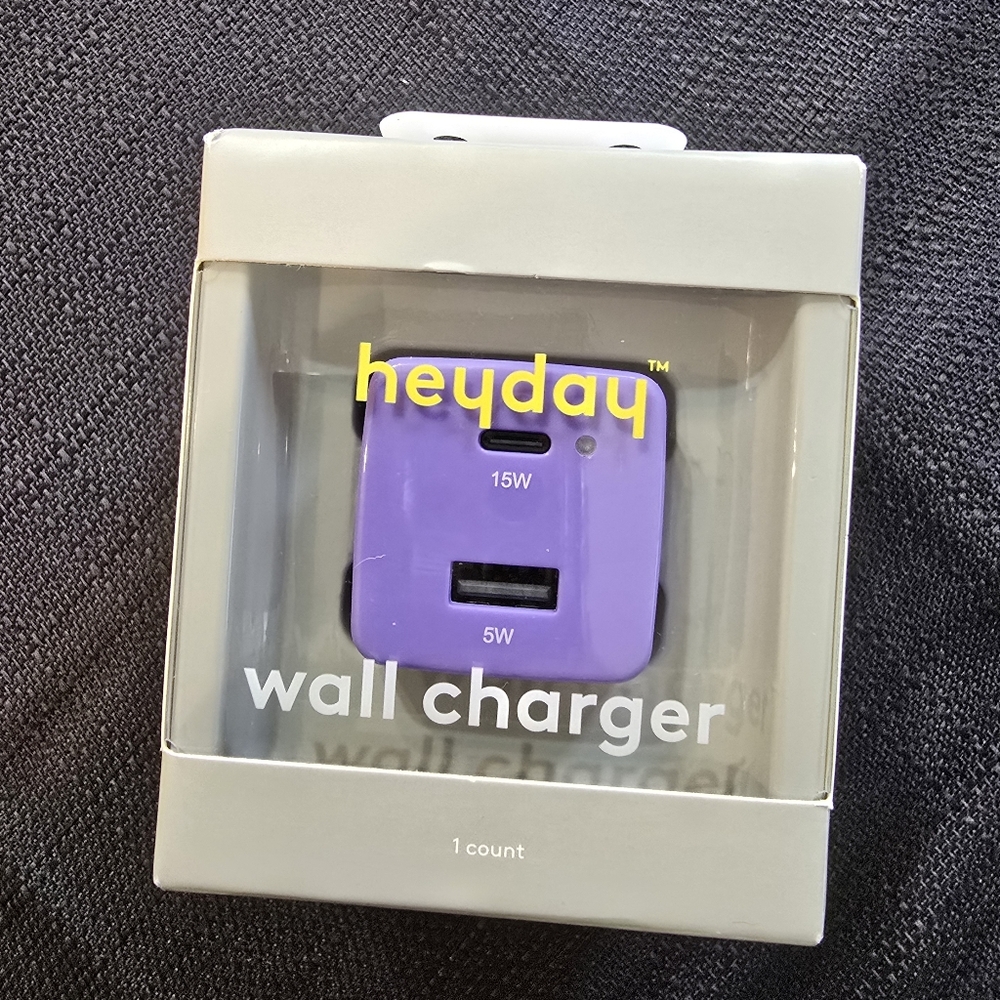 Heyday Lavender Dual-Port Charger